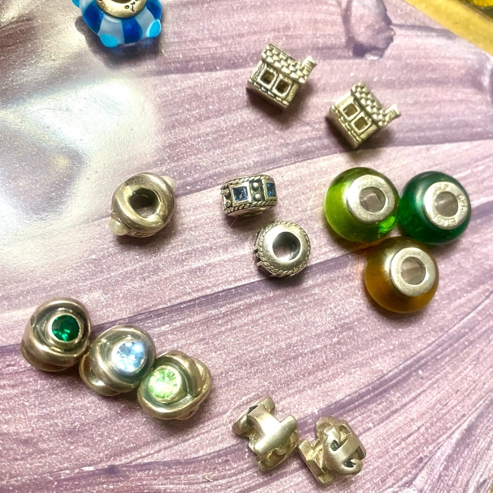 Lot of 14 Carlos Biaggi beads from Italy!
